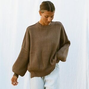 Solai the label Chloe oversized knit sweater